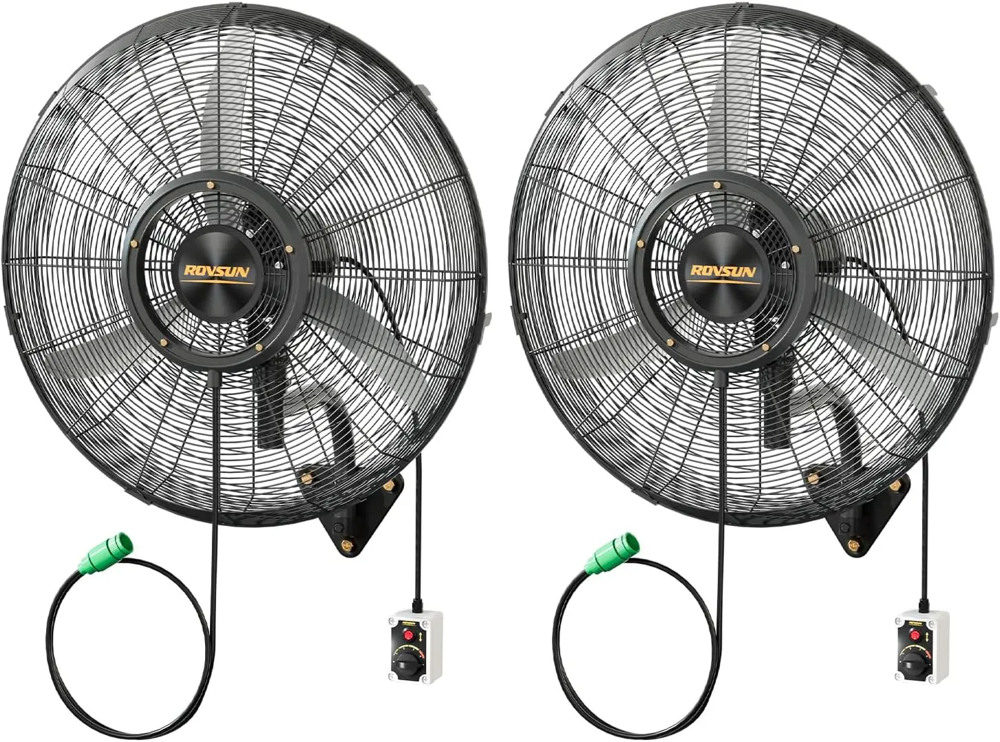 2-Pack 20-Inch Wall-Mounted Misting Fan with Detachable Spray Ring, BLDC Motor, Wired Controller, 4-Speed High-Velocity Waterproof Oscillating Fan for Outdoor Industrial Use
2-Pack 20-Inch Wall-Mounted Misting Fan with Detachable Spray Ring, BLDC Motor, Wired Controller, 4-Speed High-Velocity Waterproof Oscillating Fan for Outdoor Industrial Use