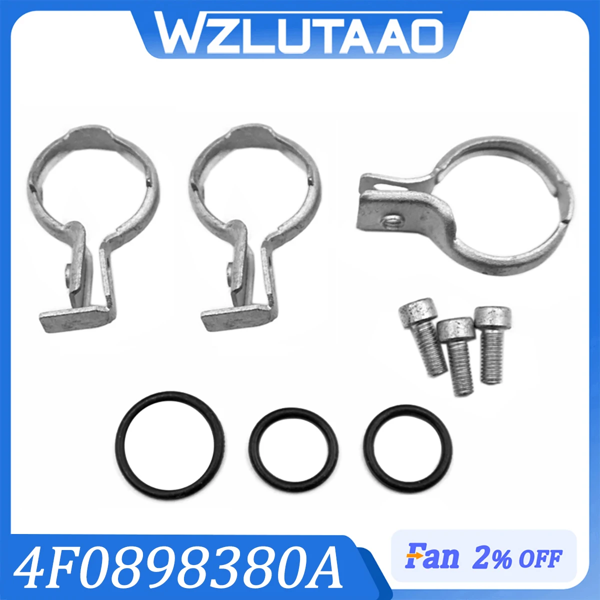 4F0898380A Heating Water Tank Repair Seal Kit Fixing Clip Clamp 4F0898380 For Audi A6 S6 Avant Quattro
4F0898380A Heating Water Tank Repair Seal Kit Fixing Clip Clamp 4F0898380 For Audi A6 S6 Avant Quattro