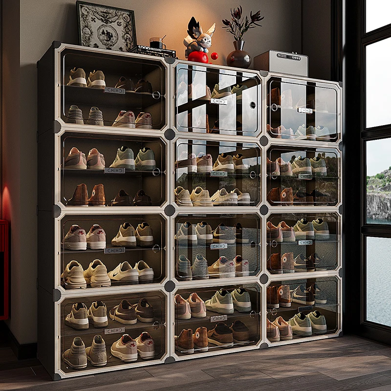 Household large-capacity multi-layer shoes at the entrance, transparent dust-proof shoe box
Household large-capacity multi-layer shoes at the entrance, transparent dust-proof shoe box