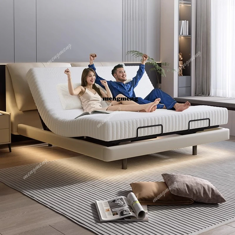 Deluxe Electric Bed Headboard Upholstered Double Modern Bed Storage Home Camas De Matrimonio Dormitorio Bedroom Accessories
Deluxe Electric Bed Headboard Upholstered Double Modern Bed Storage Home Camas De Matrimonio Dormitorio Bedroom Accessories