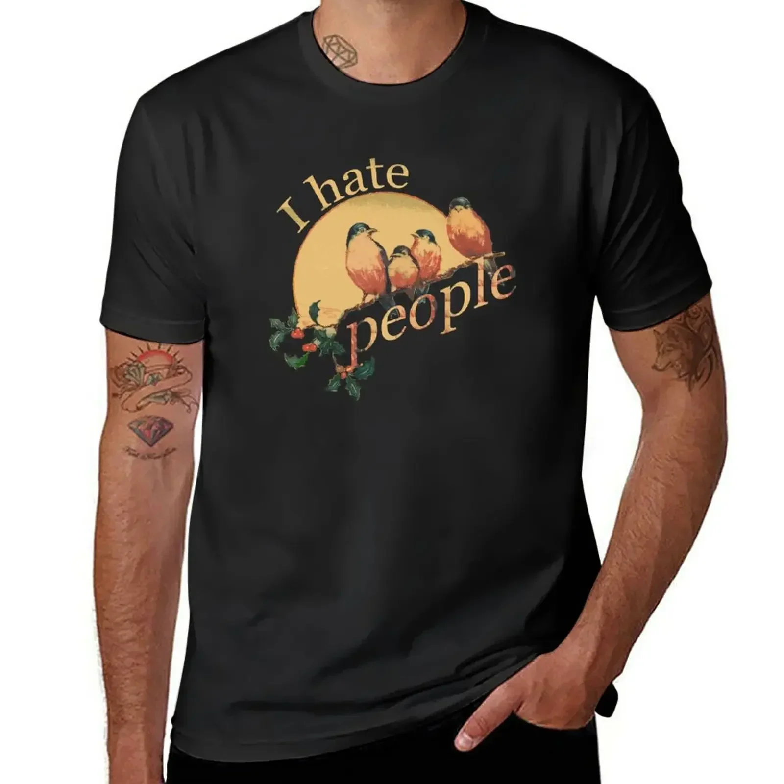 I Hate People Vintage Bird T-Shirt Aesthetic clothing anime clothes workout shirts for men
I Hate People Vintage Bird T-Shirt Aesthetic clothing anime clothes workout shirts for men