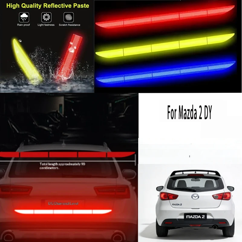For Mazda 2 DY 1pcs Reflective Warning Safety Tape-Car Trunk Anti-Collision
For Mazda 2 DY 1pcs Reflective Warning Safety Tape-Car Trunk Anti-Collision