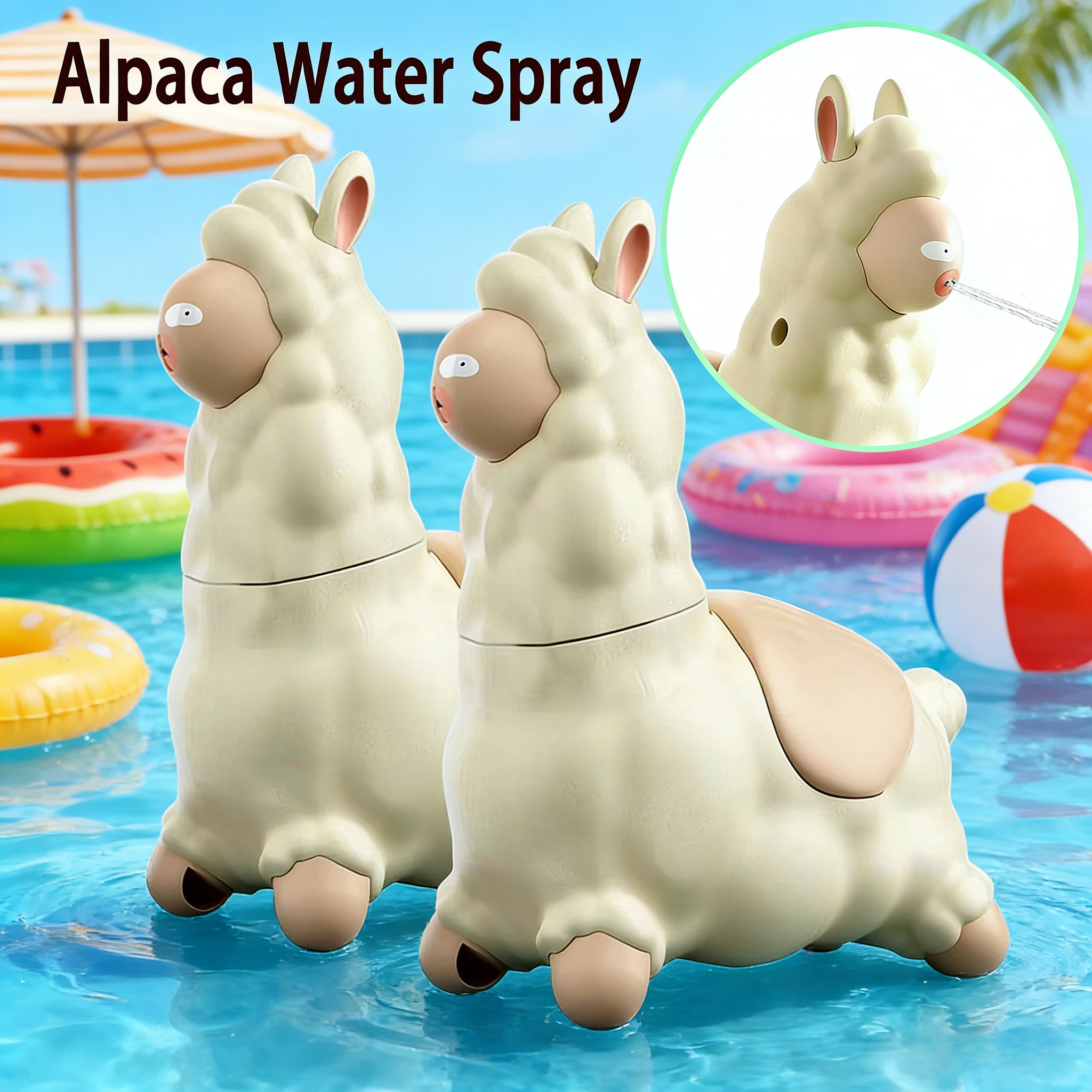 Alpaca Water Toy Squirt Gun Manual Water Sprinkler with Head-Shaking Water Gun Outdoors Summer Beach Bathtub Water Play
Alpaca Water Toy Squirt Gun Manual Water Sprinkler with Head-Shaking Water Gun Outdoors Summer Beach Bathtub Water Play