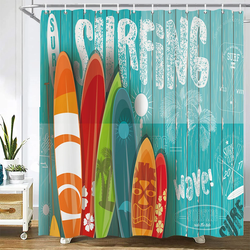 Sunny Scenery Ocean Sea Surfing 3D Printing Shower Curtain large Size 300x180 Waterproof Polyester Home Decor Curtain With Hooks
Sunny Scenery Ocean Sea Surfing 3D Printing Shower Curtain large Size 300x180 Waterproof Polyester Home Decor Curtain With Hooks