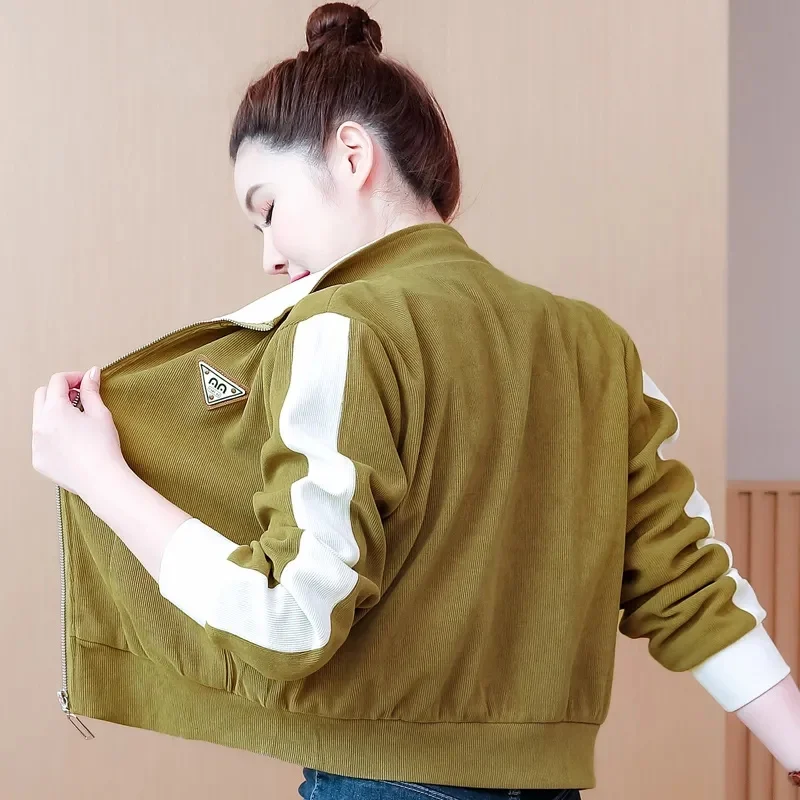2025 Spring Autumn Short Coat Women Fashion Join Together Korean Version Baseball Uniform Leisure Female Thin Basic Jacket
2025 Spring Autumn Short Coat Women Fashion Join Together Korean Version Baseball Uniform Leisure Female Thin Basic Jacket