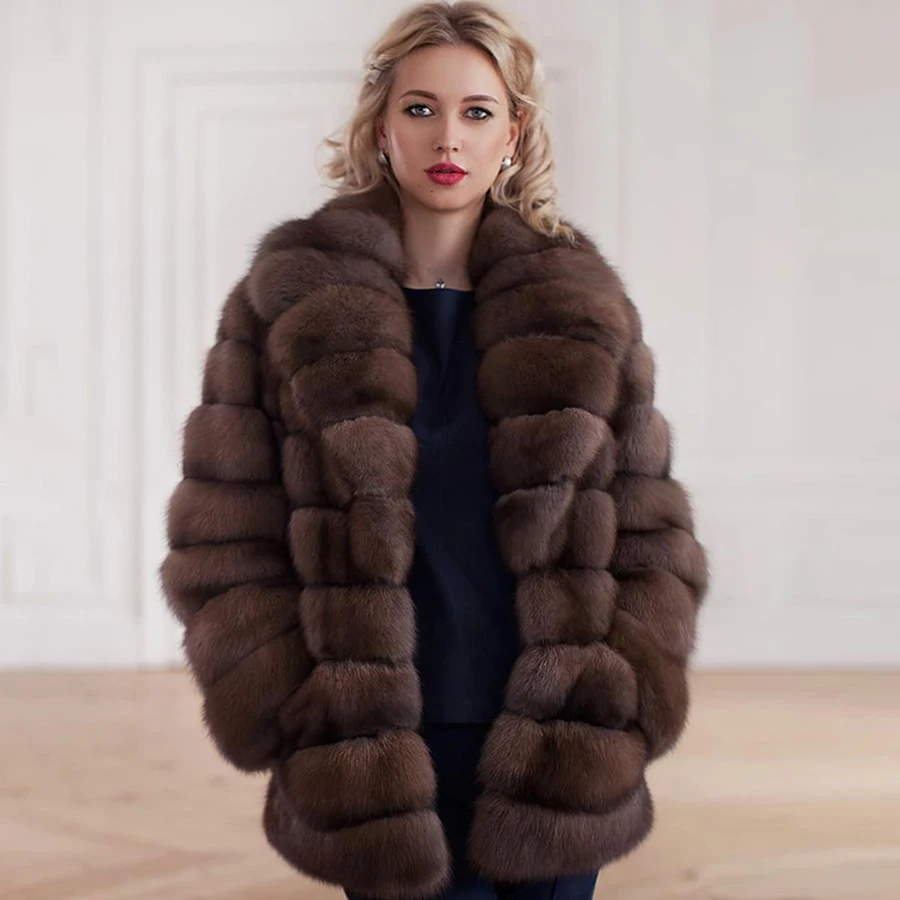 Women's Winter Jacket Genuine Fox Fur Coat Luxury Real Fox Fur Jacket High Quality Warm Natural Fur Coat
Women's Winter Jacket Genuine Fox Fur Coat Luxury Real Fox Fur Jacket High Quality Warm Natural Fur Coat