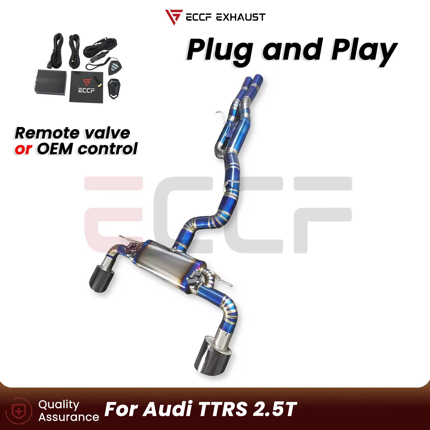 Sporty Titanium Catback Exhaust System For Audi TTRS 2.5T Aggressive Exhaust Sound Plug and Play Performance Upgrade
Sporty Titanium Catback Exhaust System For Audi TTRS 2.5T Aggressive Exhaust Sound Plug and Play Performance Upgrade