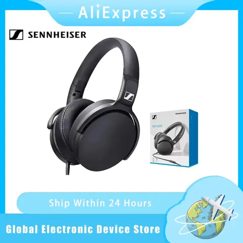 Sennheiser HD 400S Wired Professional Studio Headphones With Microphone Over Ear HiFi Monitor Music Headset Earphone