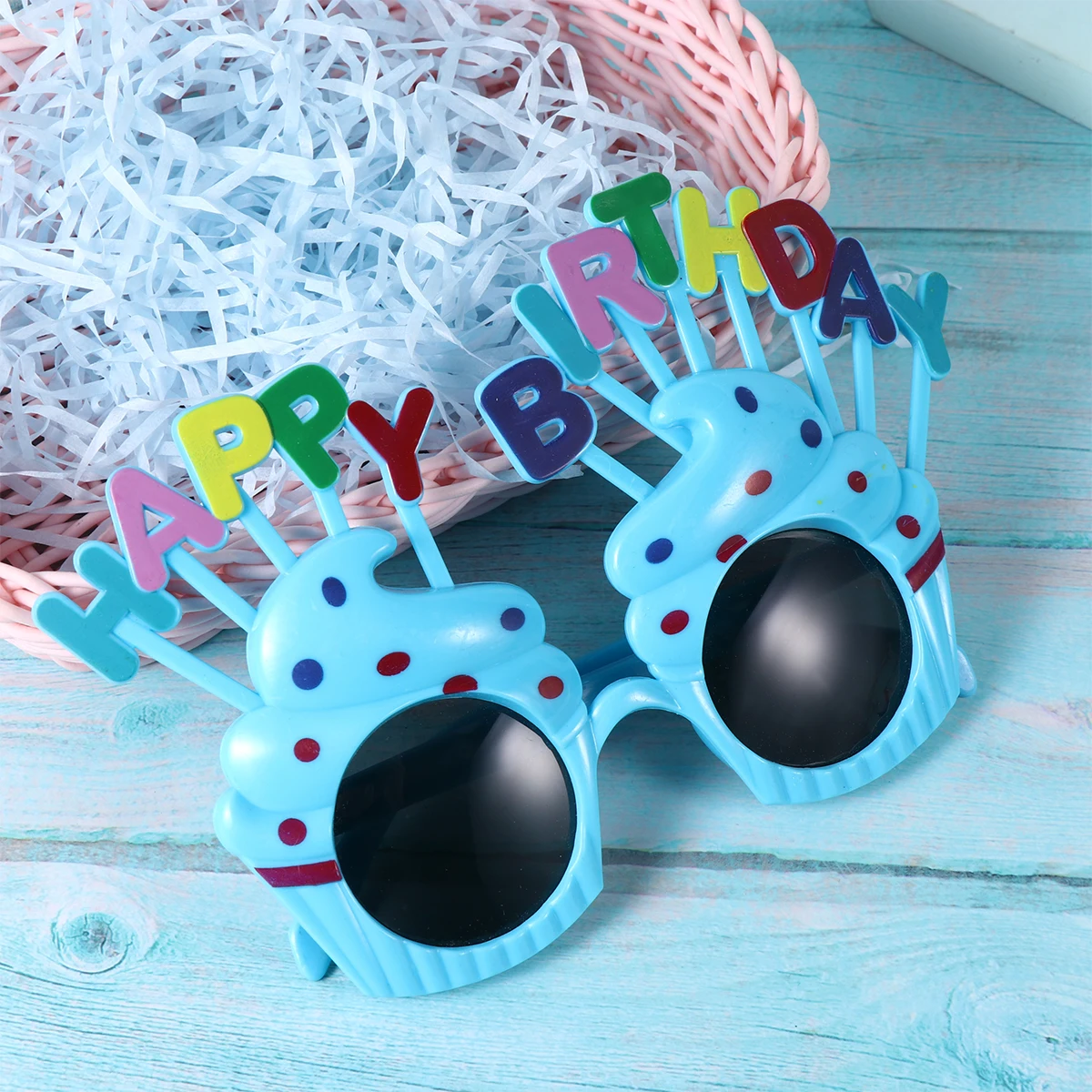 2 Pcs Birthday Glasses Funny Party Eyeglasses Cosplay Sunglasses Lightweight Unique Design Photo Props for Birthday
2 Pcs Birthday Glasses Funny Party Eyeglasses Cosplay Sunglasses Lightweight Unique Design Photo Props for Birthday