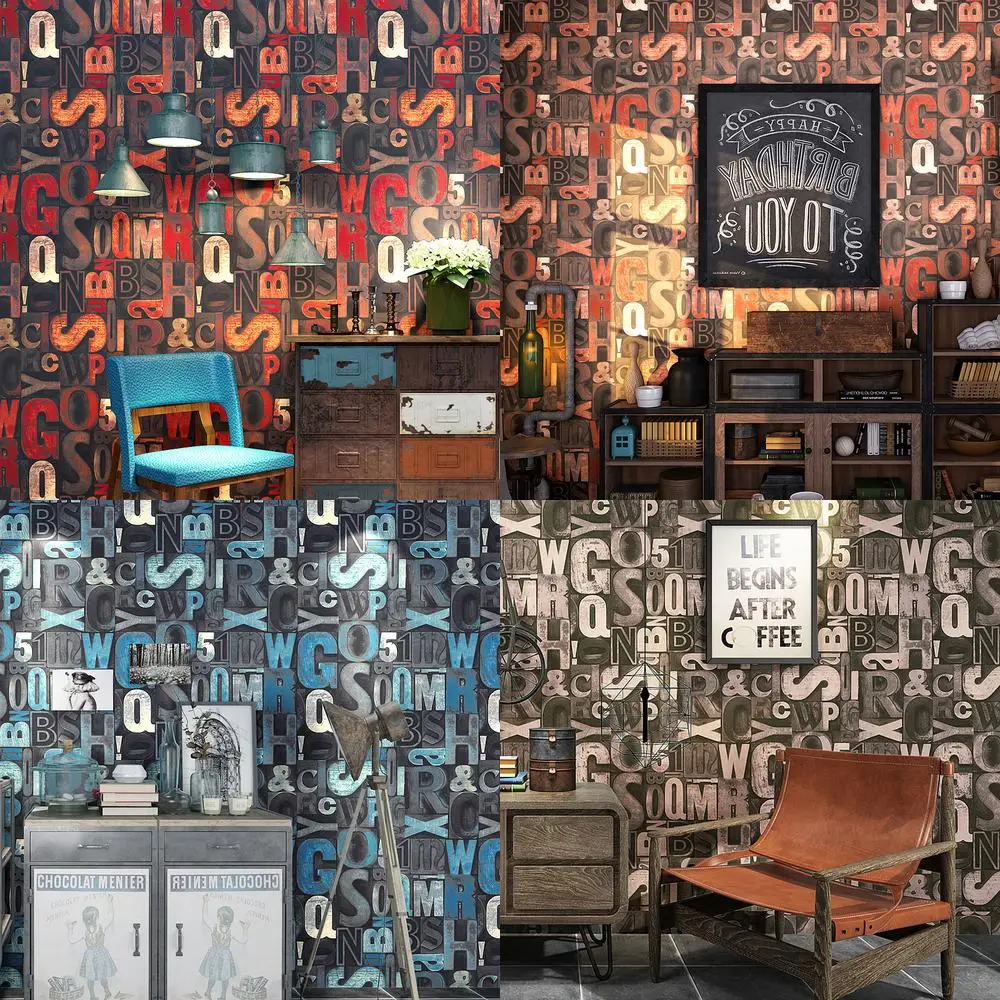 Ретро индустриальный стиль обои из ПВХ винтажные американские граффити лофт алфавит персонализированный фон несамоклеющиеся обои
Ретро индустриальный стиль обои из ПВХ винтажные американские граффити лофт алфавит персонализированный фон несамоклеющиеся обои