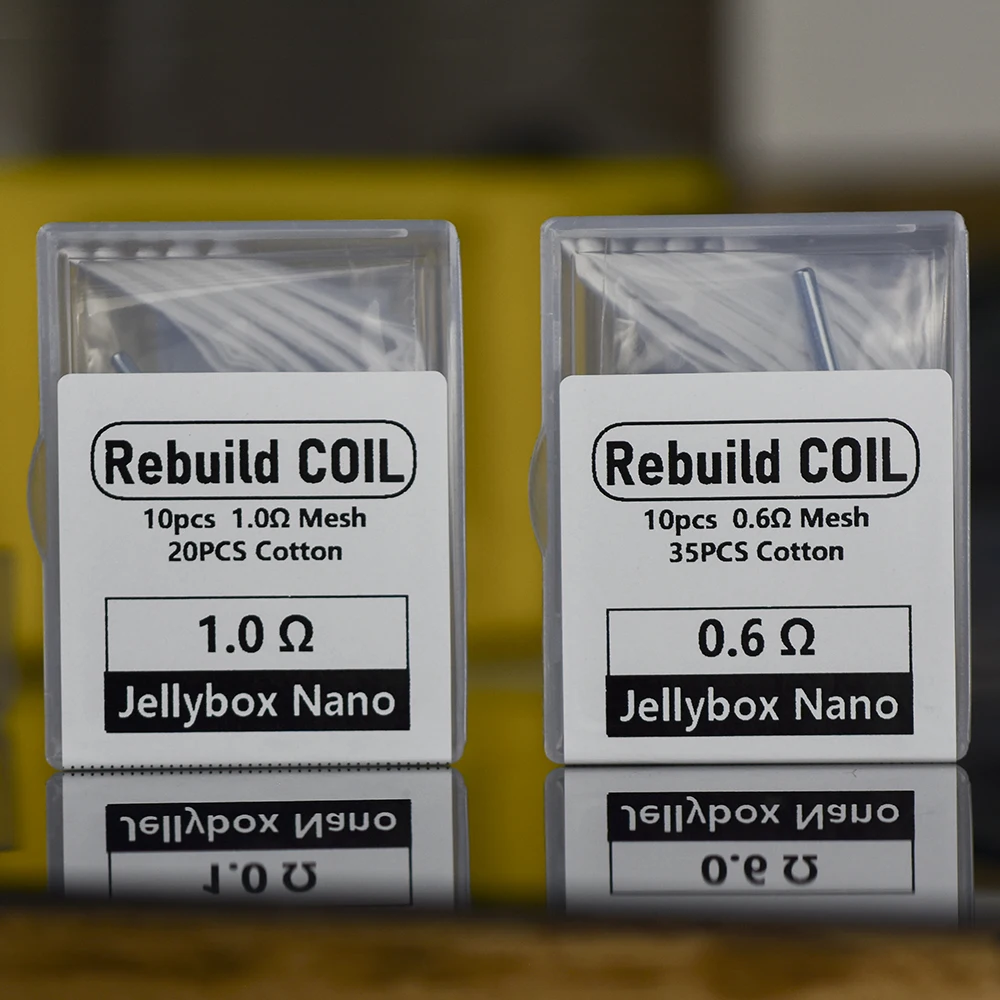 1Set Jellybox Nano Rebuild Kit 0.6ohm/1.0ohm A1 Mesh Coil Resistance Heat Wire DIY Tool Accessories by Rebuild Master
1Set Jellybox Nano Rebuild Kit 0.6ohm/1.0ohm A1 Mesh Coil Resistance Heat Wire DIY Tool Accessories by Rebuild Master