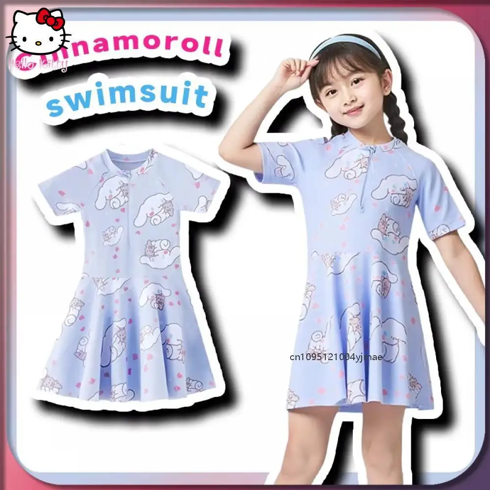 Sanrio аниме Cinnamoroll детский защитный купальник от ультрафиолета Kawaii цельный летний купальный костюм с короткими рукавами и купальный костюм Buth Suits
Sanrio аниме Cinnamoroll детский защитный купальник от ультрафиолета Kawaii цельный летний купальный костюм с короткими рукавами и купальный костюм Buth Suits