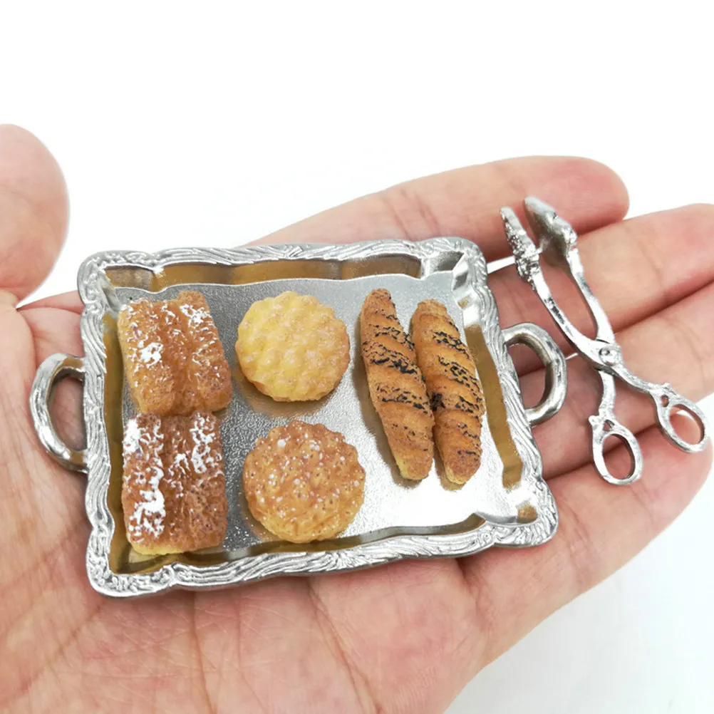 1Set Mini Food Bread Simulation Set Tray Decorative Accessories for Dollhouse Kitchen Dining Room Pretend Play Miniature Food
1Set Mini Food Bread Simulation Set Tray Decorative Accessories for Dollhouse Kitchen Dining Room Pretend Play Miniature Food