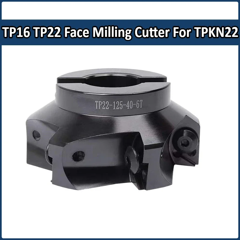 TP16-50-22-4T TP22-63-22-4T Right angle square shoulder indexable face milling cutter shell mill for TPKN22 carbide inserts
TP16-50-22-4T TP22-63-22-4T Right angle square shoulder indexable face milling cutter shell mill for TPKN22 carbide inserts