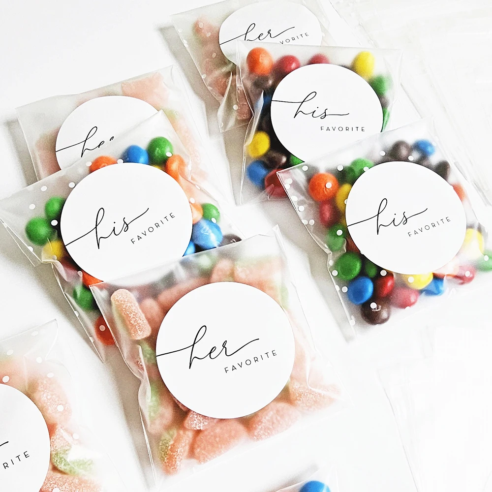 Custom Candy Favors Stickers for Wedding, Bridal Shower, Bachelorette Party, Business Personalized Bag, Gift Box Labels
Custom Candy Favors Stickers for Wedding, Bridal Shower, Bachelorette Party, Business Personalized Bag, Gift Box Labels