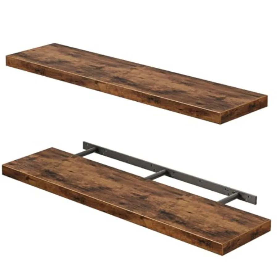 Wall Shelves 35" Long Heavy Duty Wall Mounted Rustic Wood Shelves for Living Room Bedroom Bathroom and Kitchen Wall Shelves for
Wall Shelves 35" Long Heavy Duty Wall Mounted Rustic Wood Shelves for Living Room Bedroom Bathroom and Kitchen Wall Shelves for