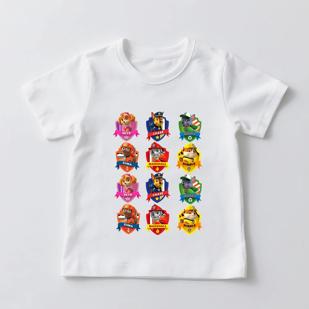 PAW Patrol Print Kids T Shirt Casual Boys Girls Short Sleeve Summer Top Soft Cotton Clothing
PAW Patrol Print Kids T Shirt Casual Boys Girls Short Sleeve Summer Top Soft Cotton Clothing