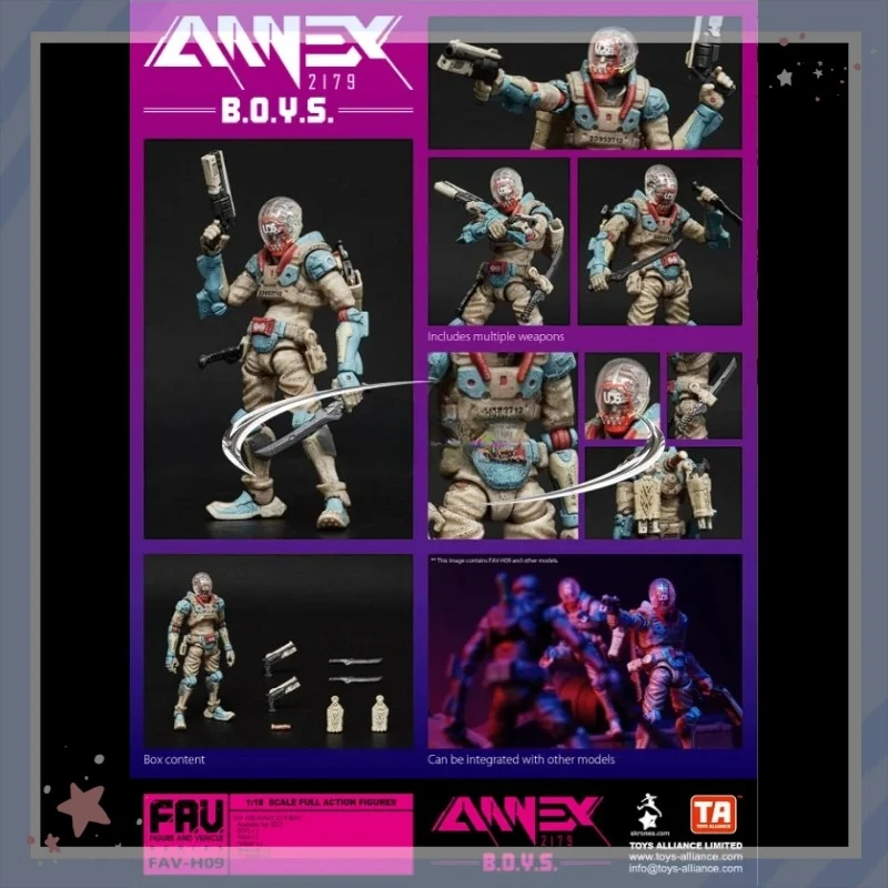 В наличии Acid Rain War FAV-H09 B.O.Y.S. Подвижная модель солдата, экшн-фигурка, коллекция игрушек, подарок
В наличии Acid Rain War FAV-H09 B.O.Y.S. Подвижная модель солдата, экшн-фигурка, коллекция игрушек, подарок