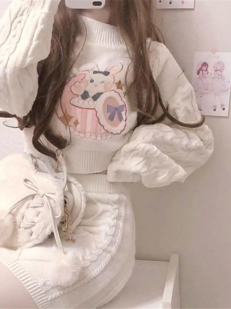 Plus Size Anti-Aging Knitted Sweater High Waist Skirt Two-Piece Set Small Size Top for Younger Look Chinese Brand Spring Lon...
Plus Size Anti-Aging Knitted Sweater High Waist Skirt Two-Piece Set Small Size Top for Younger Look Chinese Brand Spring Lon...