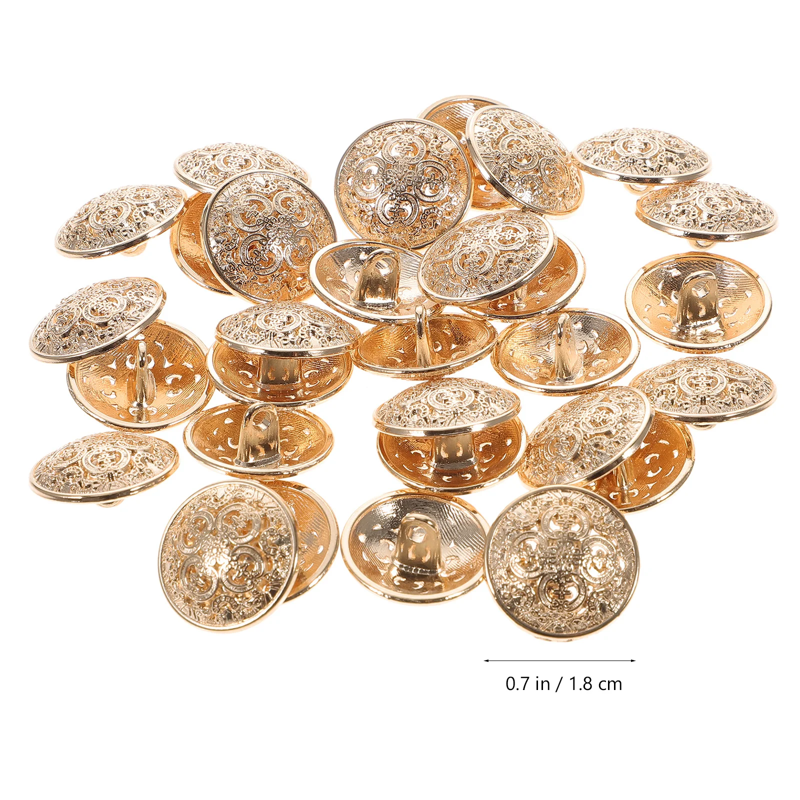 30pcs 18Mm Metal Buttons Hollow Out Rustproof Durable For Jackets Jeans Hats Diy Sewing Craft Decoration Light Golden
30pcs 18Mm Metal Buttons Hollow Out Rustproof Durable For Jackets Jeans Hats Diy Sewing Craft Decoration Light Golden