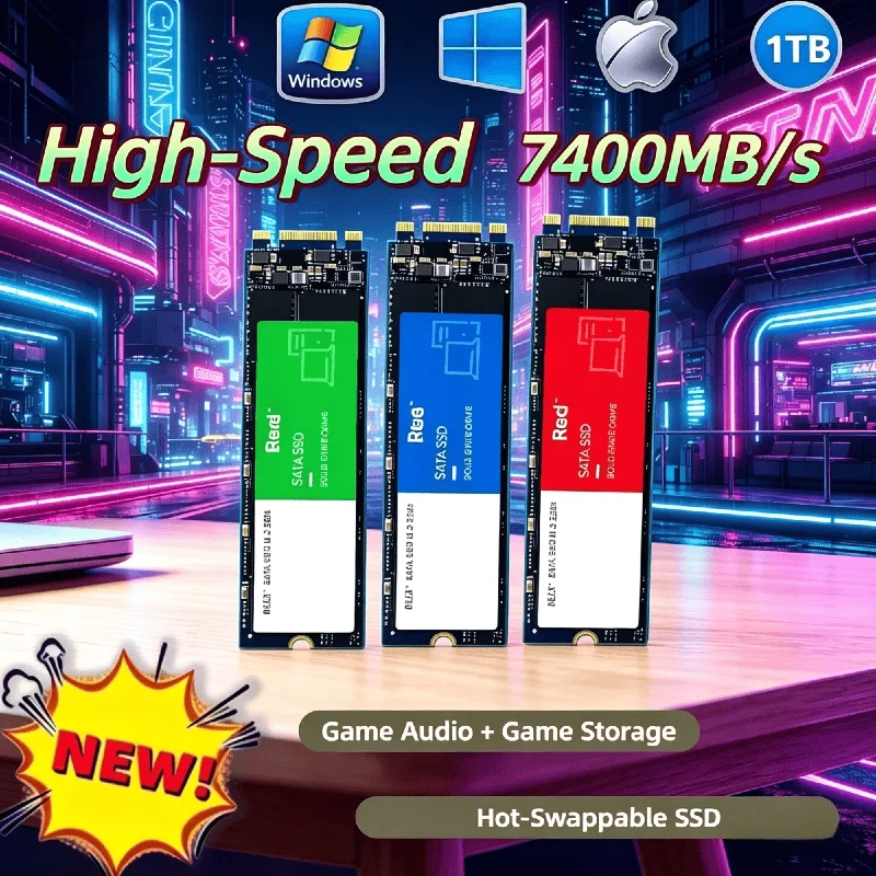 2026 New M.2 NVMe SSD 1TB High Speed Internal Solid State Drive Hard Disk for Desktop Laptop PC Computer Upgrade Pro Max
2026 New M.2 NVMe SSD 1TB High Speed Internal Solid State Drive Hard Disk for Desktop Laptop PC Computer Upgrade Pro Max