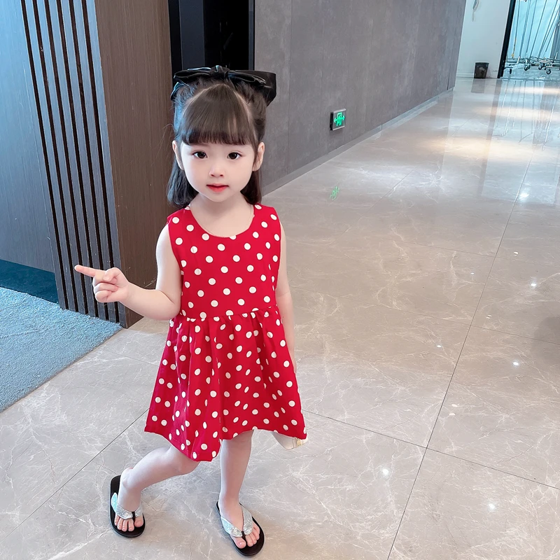 PN&NP hot style girls dress cute polka dot princess dress 2-6 years old sleeveless dress round neck red vest dress
PN&NP hot style girls dress cute polka dot princess dress 2-6 years old sleeveless dress round neck red vest dress