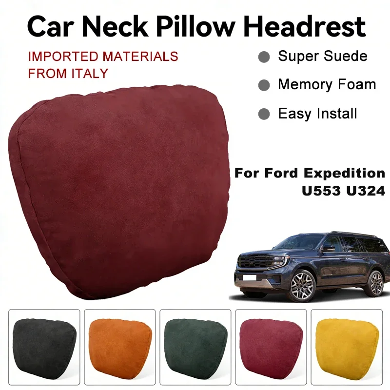 Italy Suede Car Neck Rest Pillow For Ford Expedition U553 U324 Seat Head Neck Support Cushion Auto Interior Accessories
Italy Suede Car Neck Rest Pillow For Ford Expedition U553 U324 Seat Head Neck Support Cushion Auto Interior Accessories