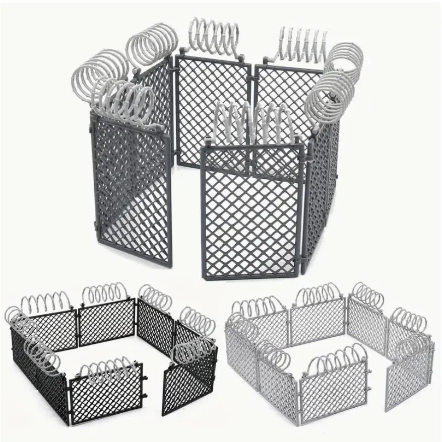 60pcs Police Bricks Protective Net & Mesh Wall Roadblock Accessories Military Building Blocks Set for Soldier Figuries DIY Model
60pcs Police Bricks Protective Net & Mesh Wall Roadblock Accessories Military Building Blocks Set for Soldier Figuries DIY Model