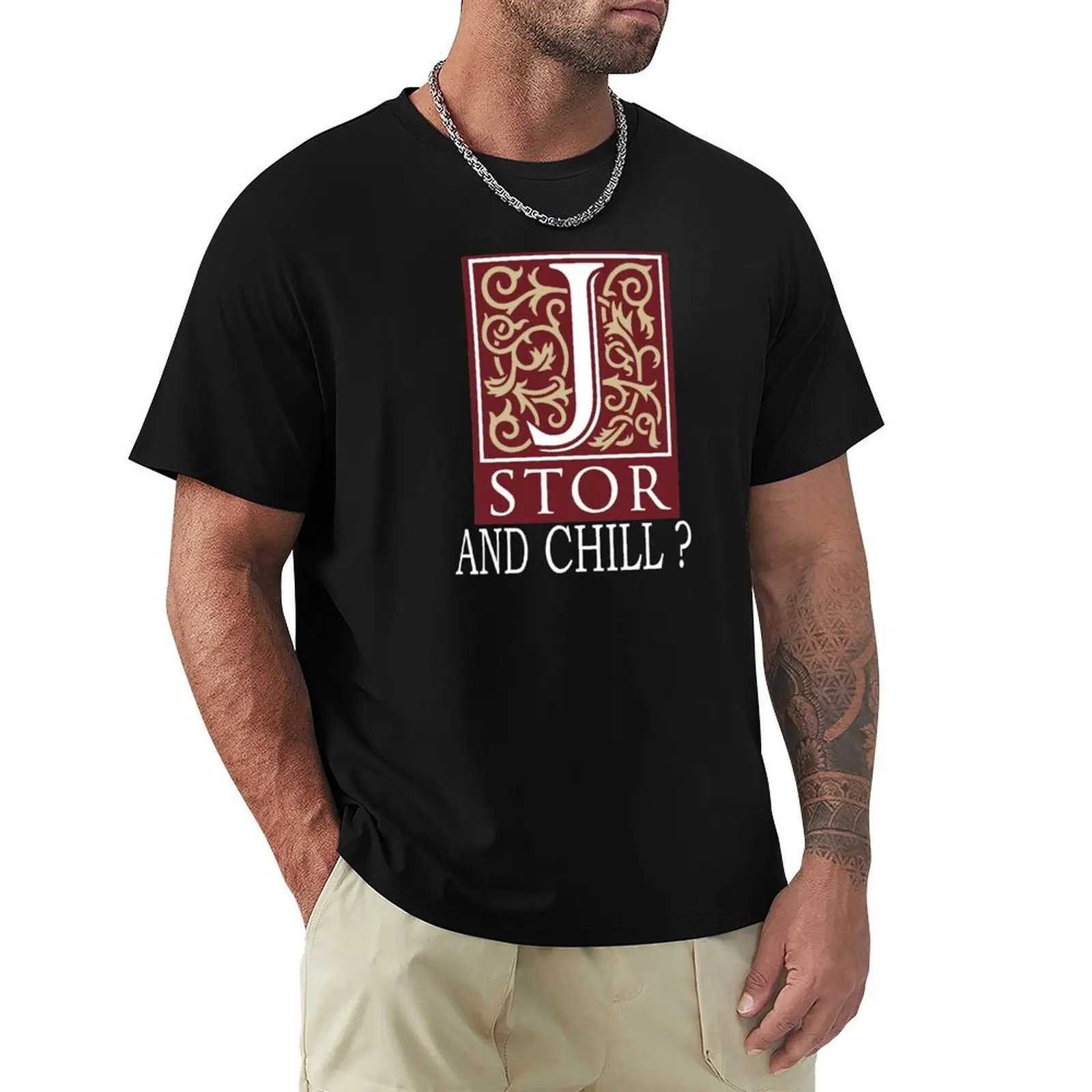 JSTOR AND CHILL  - white T-Shirt cute clothes plus sizes customs design your own mens t shirts top quality 
JSTOR AND CHILL  - white T-Shirt cute clothes plus sizes customs design your own mens t shirts top quality