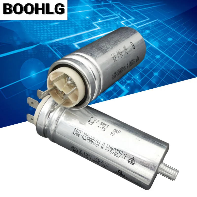 1 шт. C.87.8BF3 MKP 8 мкФ 470 В переменного тока пусковой конденсатор двигателя вентилятора
1 шт. C.87.8BF3 MKP 8 мкФ 470 В переменного тока пусковой конденсатор двигателя вентилятора