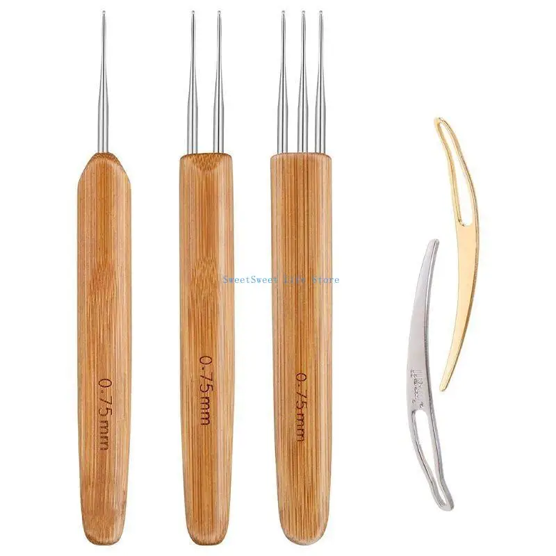D5QB 8pcs/Bag 0,5 мм 0,75 мм двойной иглы для вязания крючком для LOCS Bamboo Dreadlock Crochet
D5QB 8pcs/Bag 0,5 мм 0,75 мм двойной иглы для вязания крючком для LOCS Bamboo Dreadlock Crochet