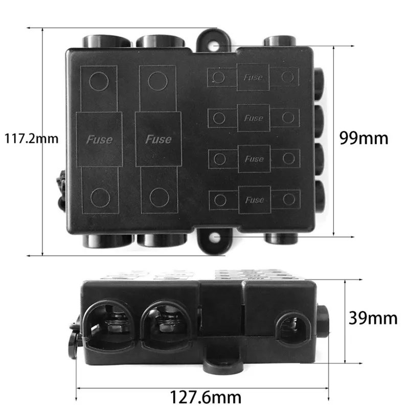 A30P-Bolt-On Auto ANM Fuse Holder Flat Blade Fuse Block For High Current Vehicles Power Distribution Busbar RV Car Truck EV
A30P-Bolt-On Auto ANM Fuse Holder Flat Blade Fuse Block For High Current Vehicles Power Distribution Busbar RV Car Truck EV