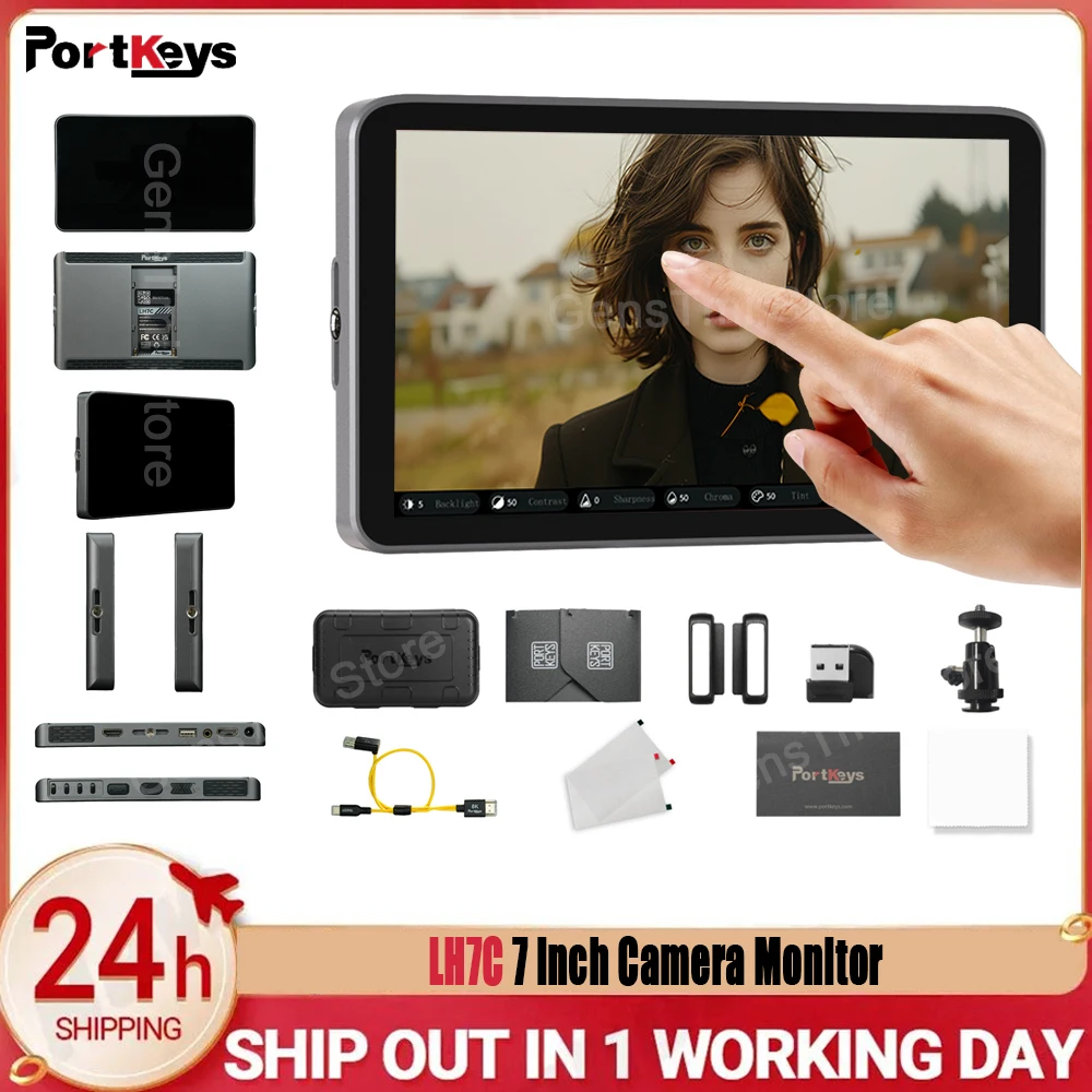 7-дюймовый монитор для камеры Portkeys LH7C с HDMI, 1000 нит, HD IPS, сенсорный экран для DSLR-камер
7-дюймовый монитор для камеры Portkeys LH7C с HDMI, 1000 нит, HD IPS, сенсорный экран для DSLR-камер