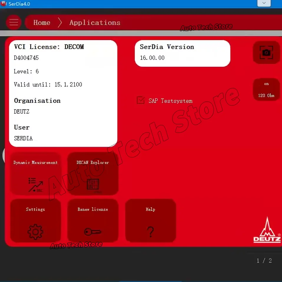 Deutz SerDia2010 V16.00 Serdia 2025 лицензия на 2100 УРОВЕНЬ 4-6 Deutz ECU Read Write EMR G1/G2 EMR L1 EMR5 (MD1) EMR4 EMR3 EMR2
Deutz SerDia2010 V16.00 Serdia 2025 лицензия на 2100 УРОВЕНЬ 4-6 Deutz ECU Read Write EMR G1/G2 EMR L1 EMR5 (MD1) EMR4 EMR3 EMR2