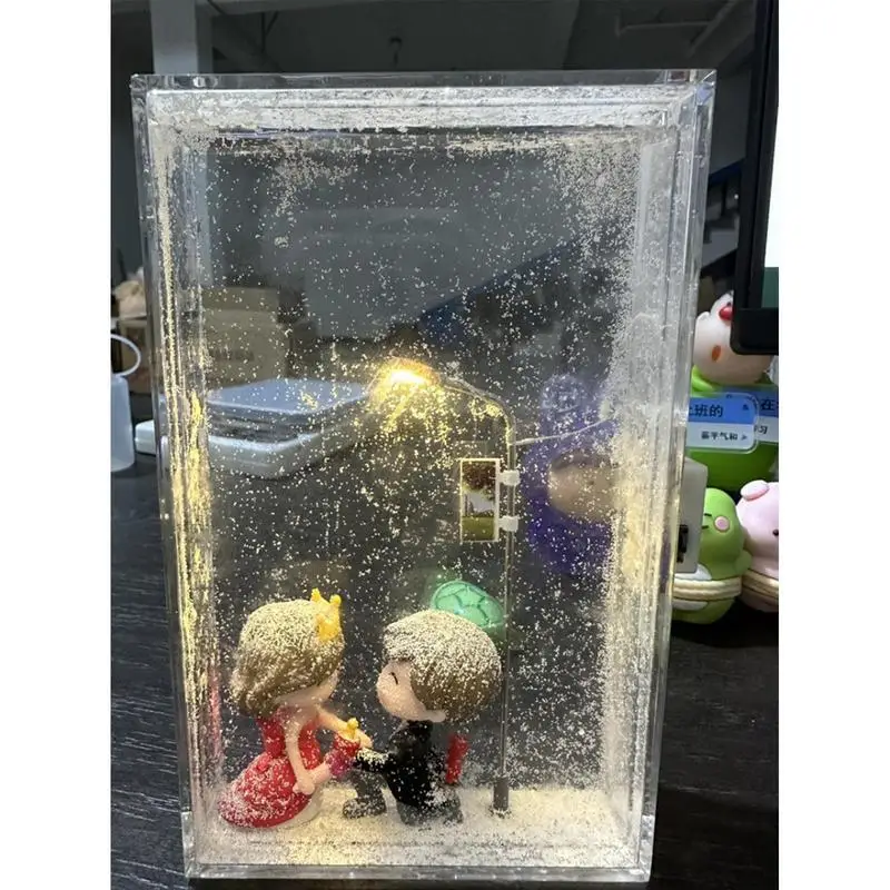 Christmas Snow Scene Night Light With A Pair Of Couple Dolls Handmade Snow Scene Night Light Material Kit Christmas Gifts
Christmas Snow Scene Night Light With A Pair Of Couple Dolls Handmade Snow Scene Night Light Material Kit Christmas Gifts