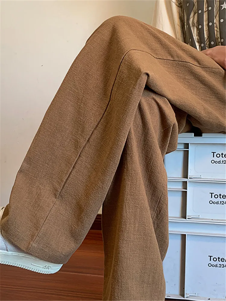 Loose Cotton Linen Men's Casual Pants Straight Leg Summer Thin Long Sports Loose Wide Leg Pants Breathable Comfortable Summer...
Loose Cotton Linen Men's Casual Pants Straight Leg Summer Thin Long Sports Loose Wide Leg Pants Breathable Comfortable Summer...