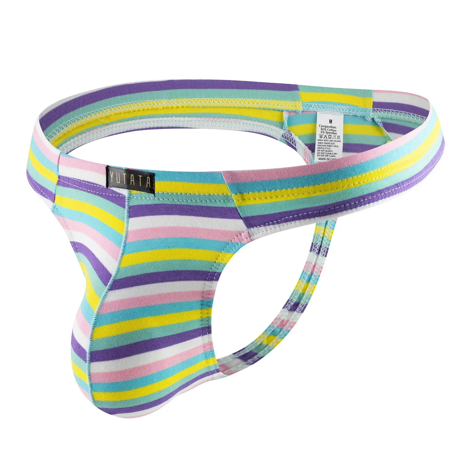 Rainbow Stripe Bulge G-sring for Men Cotton Jockstrap Gays Erotic Low Waist Sexy U-Pouch Comfortable Erotic Underwear Underpants
Rainbow Stripe Bulge G-sring for Men Cotton Jockstrap Gays Erotic Low Waist Sexy U-Pouch Comfortable Erotic Underwear Underpants