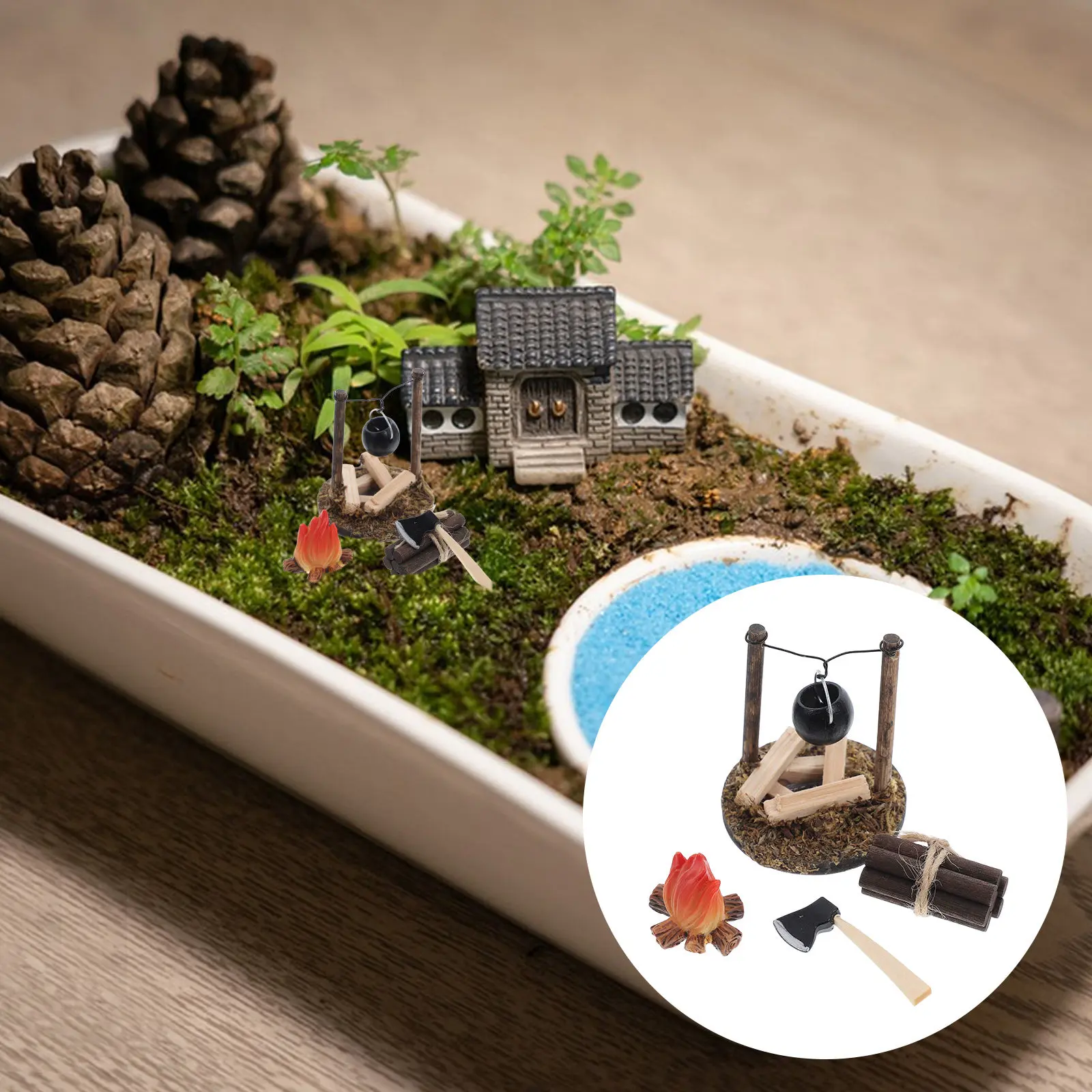 1Set Wooden Mini Hanging Stove for Dollhouse Decor Miniature Kitchen Accent Micro Scene Firewood Display Campfire Landscape
1Set Wooden Mini Hanging Stove for Dollhouse Decor Miniature Kitchen Accent Micro Scene Firewood Display Campfire Landscape