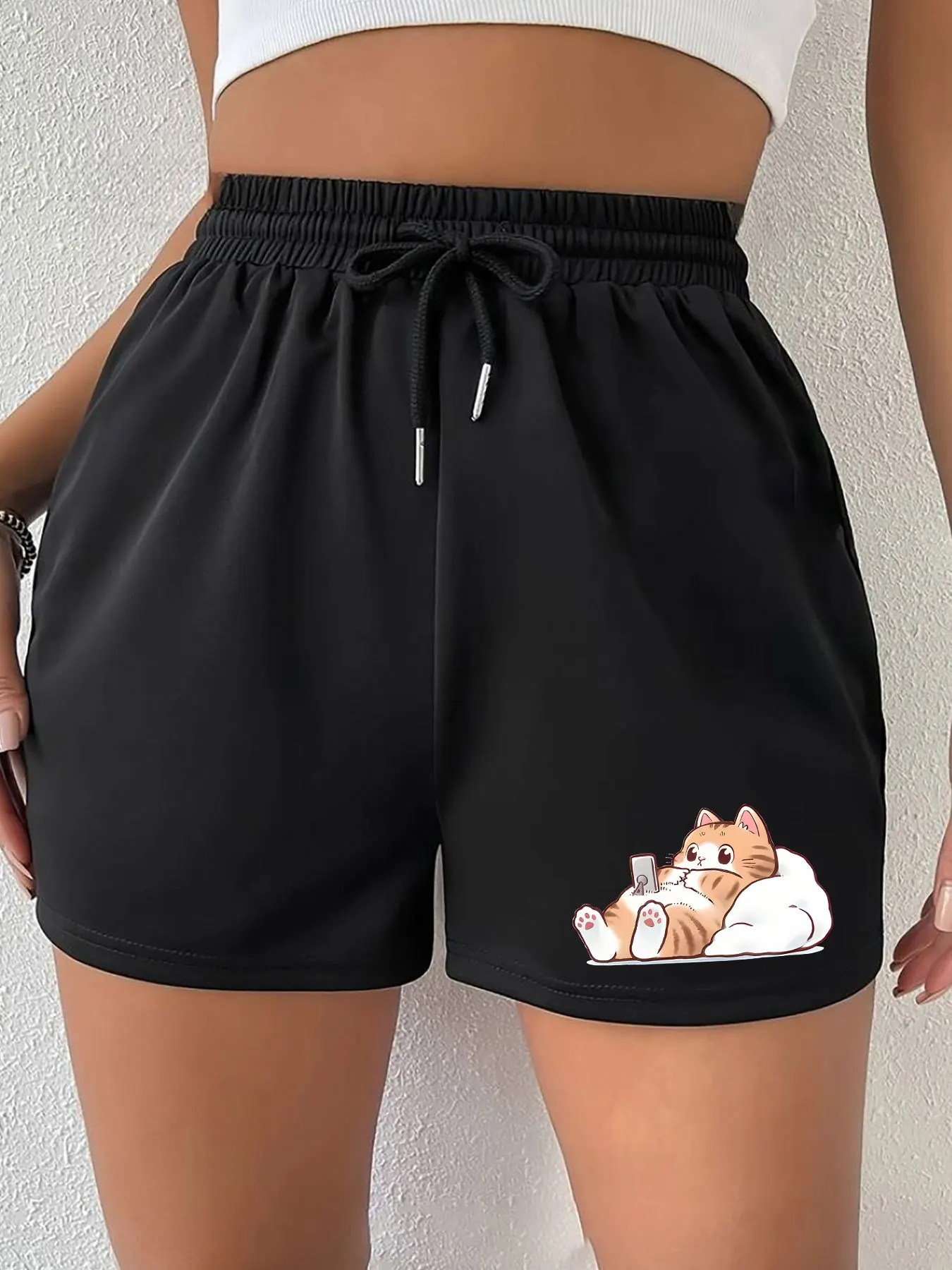 2026 Women's Summer Casual Shorts Cat Print Loose Fit Stylish and Versatile Suitable for Gym and Lounge Wear
2026 Women's Summer Casual Shorts Cat Print Loose Fit Stylish and Versatile Suitable for Gym and Lounge Wear