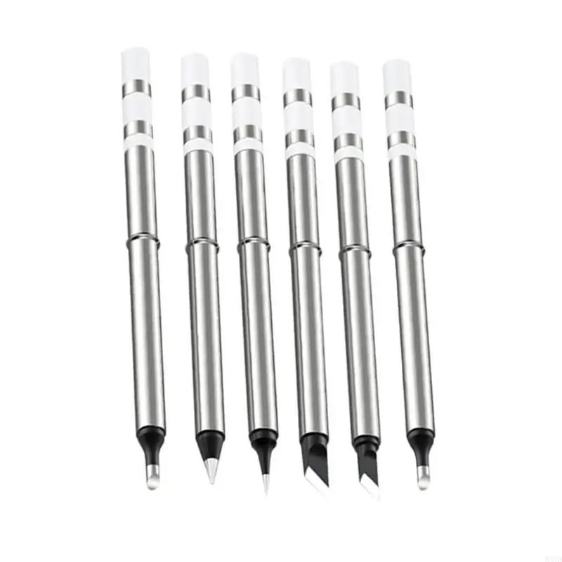 Pack of 5 Metal Soldering Tip High Thermal Conductivity for Rapid Heating Stable Performances in Electronic Repairs M4YD
Pack of 5 Metal Soldering Tip High Thermal Conductivity for Rapid Heating Stable Performances in Electronic Repairs M4YD