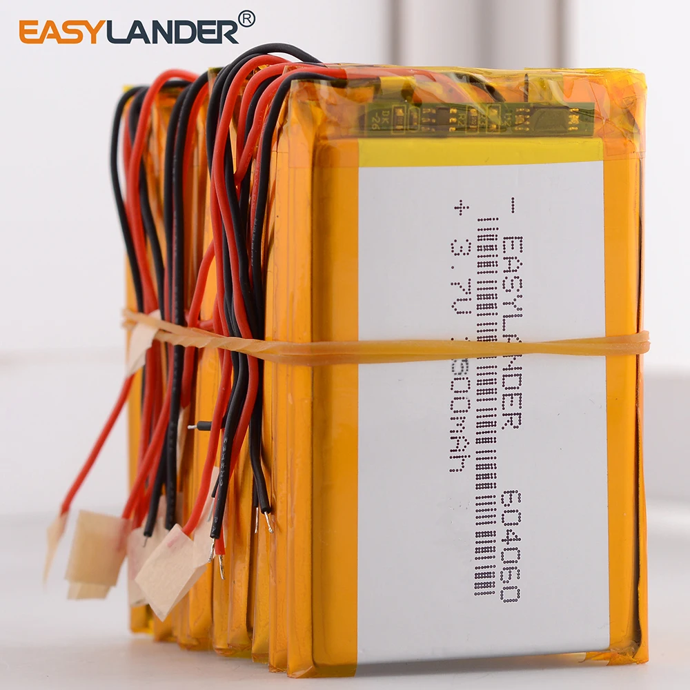 10Pcs/Lot Silicone Wires 6040601500mAh 3.7V Lithium Polymer LiPo Rechargeable Battery
10Pcs/Lot Silicone Wires 6040601500mAh 3.7V Lithium Polymer LiPo Rechargeable Battery