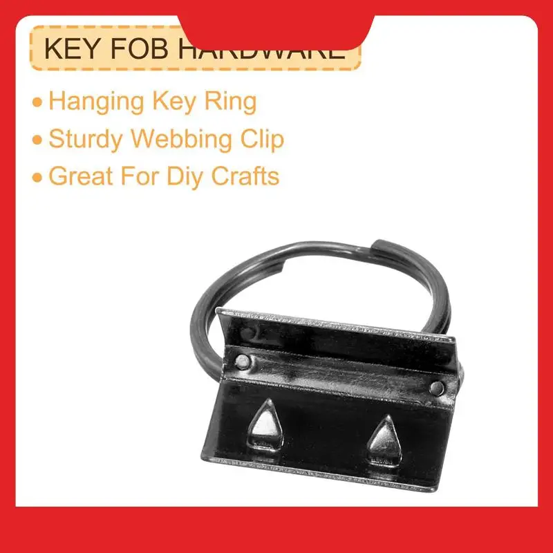 20PCS Key Fob Hardware With Keychain Rings For Bag Webbing
20PCS Key Fob Hardware With Keychain Rings For Bag Webbing