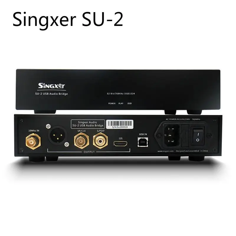 Singxer SU-2 DSD1024 USB Digital Interface Femtosecond clock Interface Audio Interface SU2
Singxer SU-2 DSD1024 USB Digital Interface Femtosecond clock Interface Audio Interface SU2