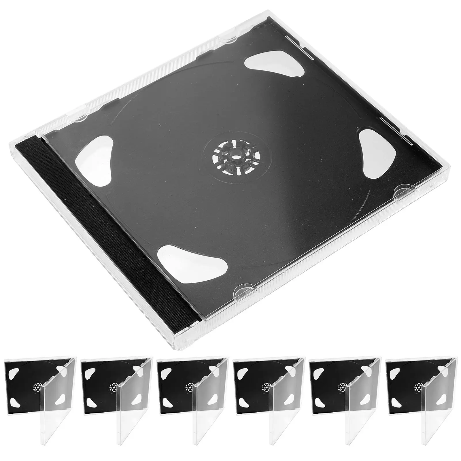 6pcs Plastic Cd Cases Clear Cd Dvd Case Clear Crystal DVD Case Storage Slim Container Organizer CD Pack CD Holder
6pcs Plastic Cd Cases Clear Cd Dvd Case Clear Crystal DVD Case Storage Slim Container Organizer CD Pack CD Holder