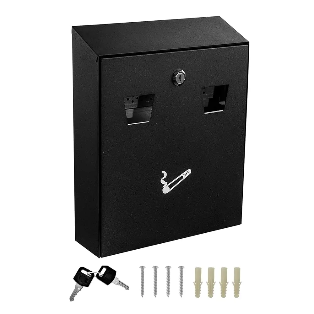 Free ShippingAlpine Cigarette Butt Disposal Outdoor - Outside Cigarette Butt Receptacle Wall Mounted Outpost with a Removable As
Free ShippingAlpine Cigarette Butt Disposal Outdoor - Outside Cigarette Butt Receptacle Wall Mounted Outpost with a Removable As
