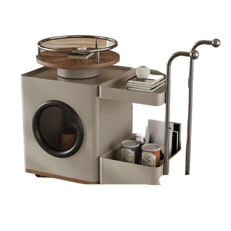 A few carts on the side of the movable sofa
A few carts on the side of the movable sofa