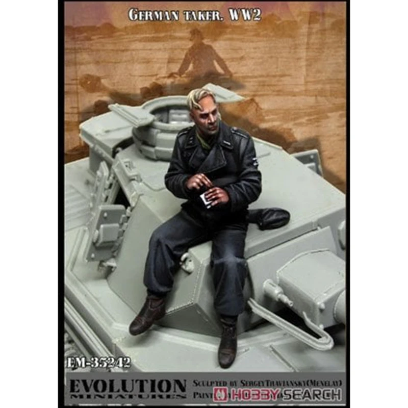 1/35 resin soldier model GK - German tank soldier starts smoking. Unassembled and unpainted DIY kit 795R
1/35 resin soldier model GK - German tank soldier starts smoking. Unassembled and unpainted DIY kit 795R