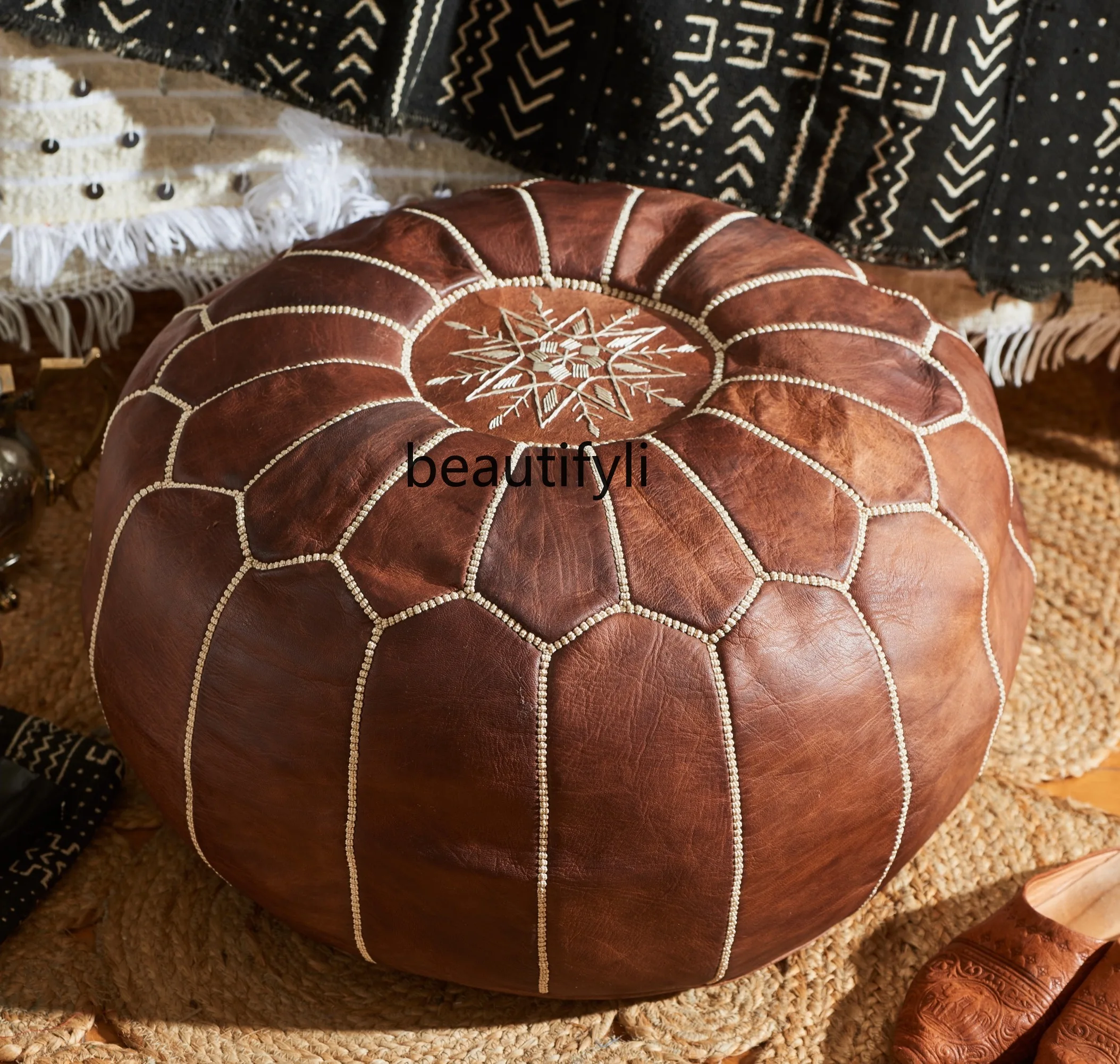 Cushion Leather Pier Futon Nordic Stool Pad Stool Handmade B & B Style Sheepskin Stool
Cushion Leather Pier Futon Nordic Stool Pad Stool Handmade B & B Style Sheepskin Stool