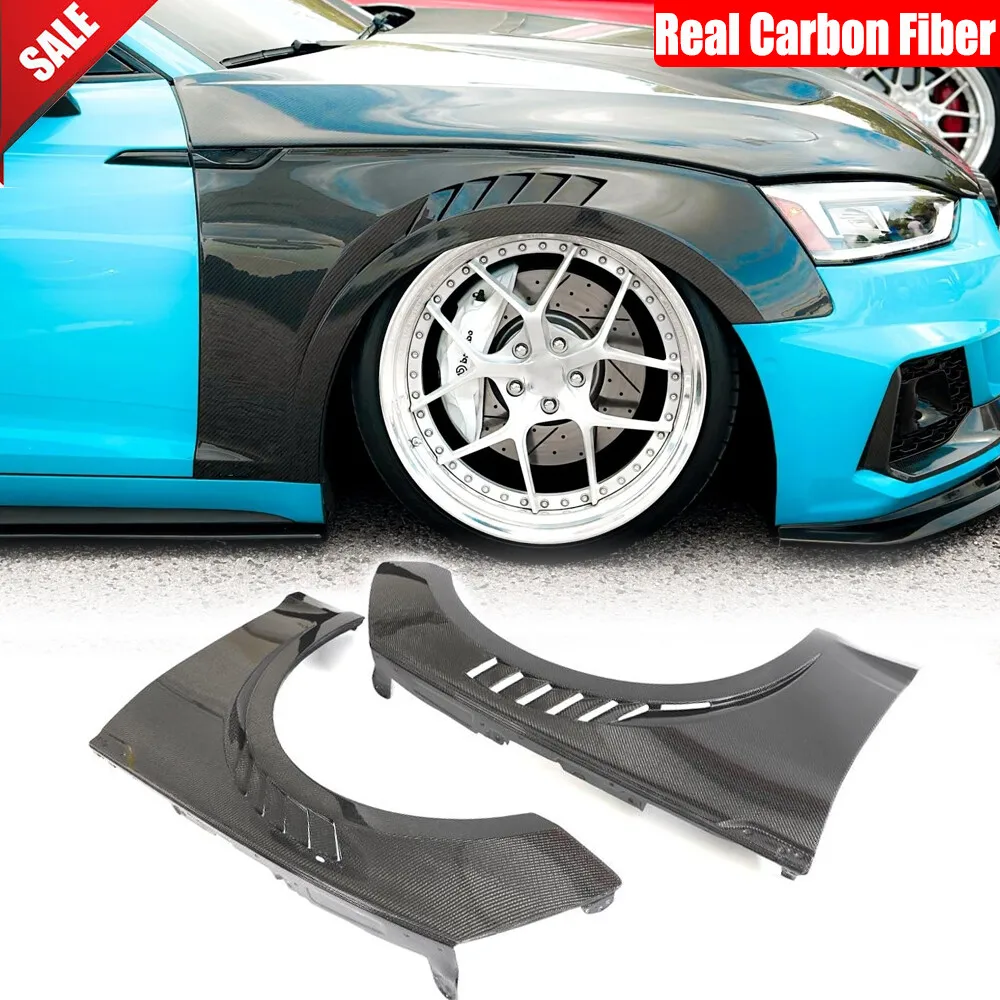 For Audi A5 B9 B9.5 S5 2017-20 Real Carbon Exterior Side Fender Vent Trims 2PCS Spoiler Body Kits Car Accessories
For Audi A5 B9 B9.5 S5 2017-20 Real Carbon Exterior Side Fender Vent Trims 2PCS Spoiler Body Kits Car Accessories