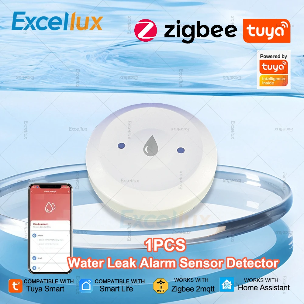 Датчик воды Tuya ZigBee, сигнализация об утечке, детектор утечки наводнения, приложение, дистанционное управление, защита умного дома, поддержка Zigbee2MQTT
Датчик воды Tuya ZigBee, сигнализация об утечке, детектор утечки наводнения, приложение, дистанционное управление, защита умного дома, поддержка Zigbee2MQTT